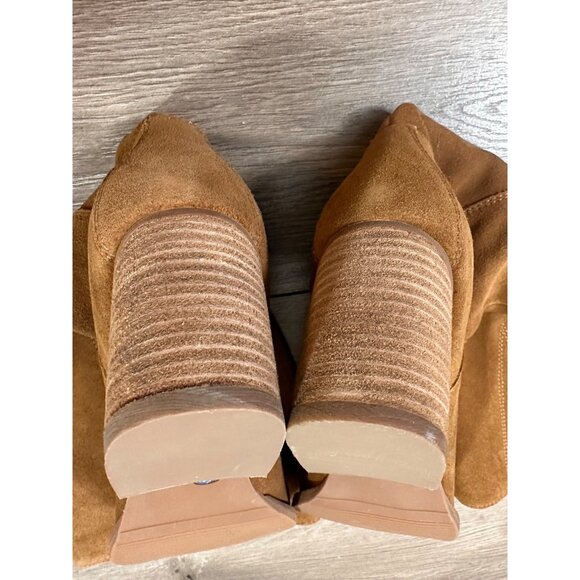 Aqua College Natalya Waterproof Boots Color Camel Suede Size 11M Style B6846 235 - Picture 9 of 14